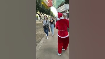 Thumbnail of Falling BOXES Funny 😂 Christmas Santa EDITION! #shorts