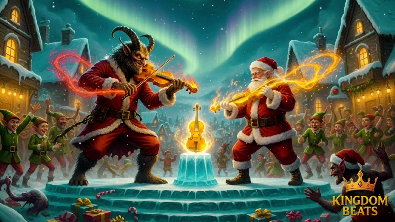 🎄 KRAMPUS VS SANTA — THE GOLDEN FIDDLE