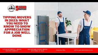 Tipping Movers in 2023: What You Need to Know to Show Appreciation for a Job Well Done