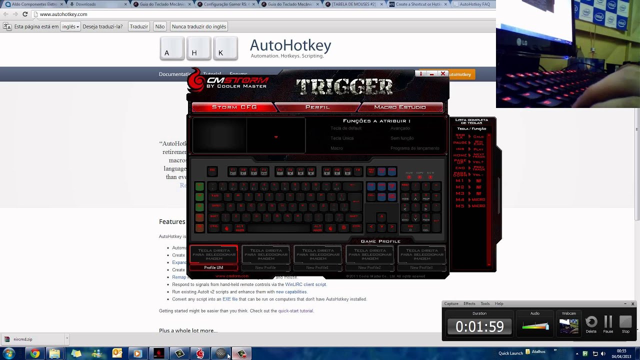 Configurando teclas de Macro Cooler Master Trigger YouTube
