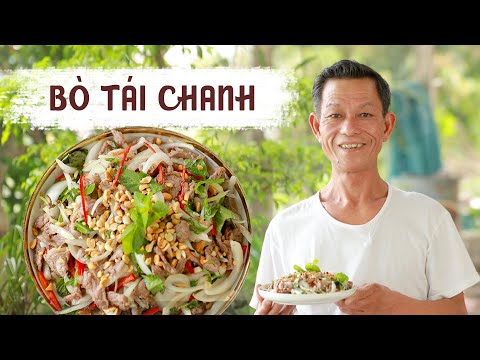 Ông Thọ Hướng Dẫn Làm Món Bò Tái Chanh Thơm Ngon, Dễ Chế Biến | Rare Beef with Lemon