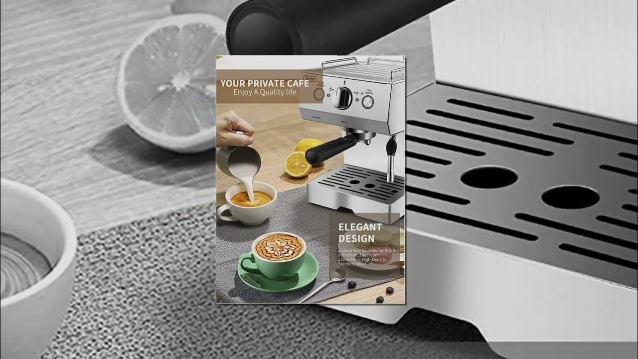 Gevi 15 Bar Pump Espresso Coffee Machine, Espresso and Cappuccino Machine for Home YouTube