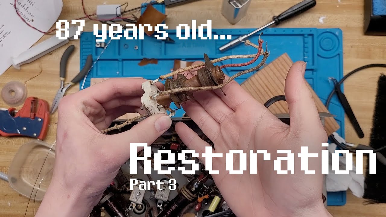 Air King Restoration Part 3 - Cleaning, restring, and more SWLing