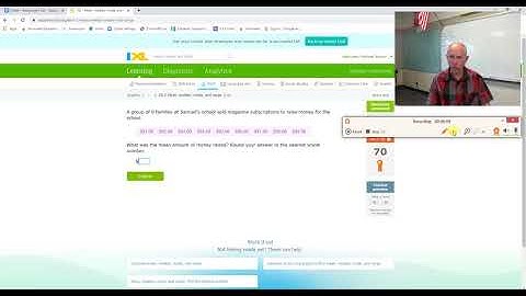 ixl alg1 KK.2 Mean, median, mode, and range (v20.9a)
