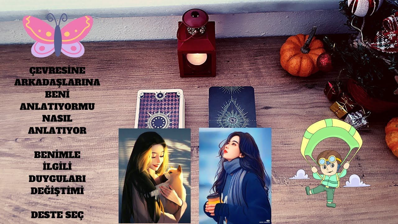 Sizi Çevresine Nasıl Anlatıyor💎#tarot #desteseç