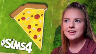 i built a slice of pizza in the sims 4... ?