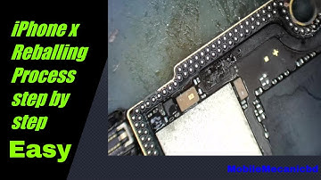 iPhone x Middle Layer Reballing || iPhone x Reballing Process step by step