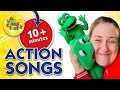 Kids action songs medley 10 minutes with clamber club