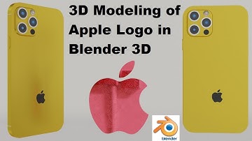 Apple Logo in Blender || iPhone 12 3D Modeling Series || Part  6 || Urdu || Blender 3D