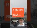 Drive at a speed where you can read| UK Driving Test Tips #shorts