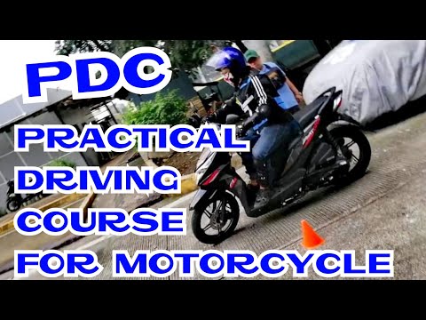 PRACTICAL DRIVING COURSE OR PDC FOR MOTORCYCLE ¦ MOTORCYCLE DRIVE TEST
