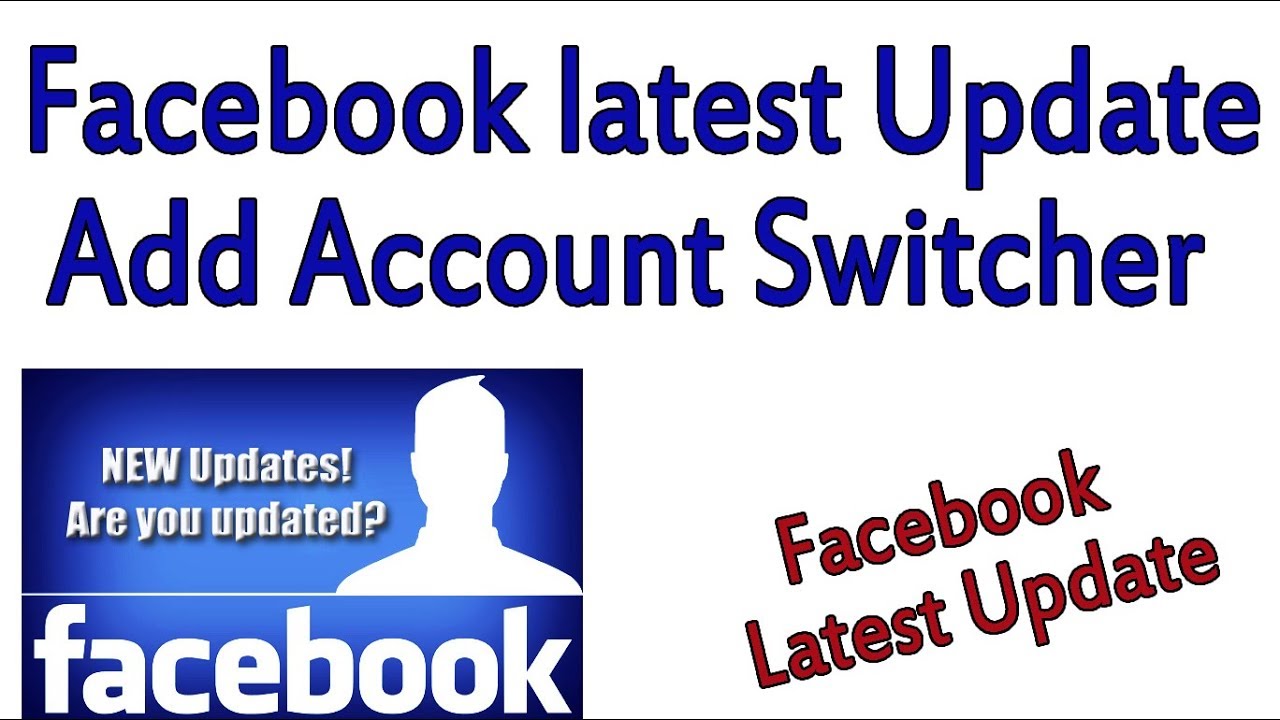 Facebook latest Update Add Account Switcher Option In Hindi YouTube