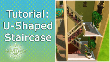 The Sims 4 Tutorial: How to Build a U-Shaped Staircase