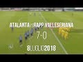 Amichevole Atalanta vs Rappresentativa Val Seriana 7-0