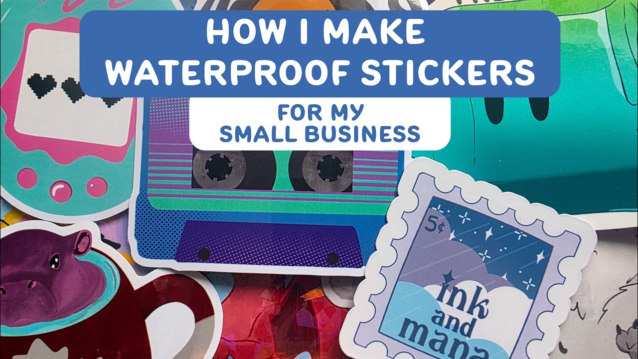 How to Make Waterproof Stickers With a Cricut and Get Perfect Cuts Every Time!