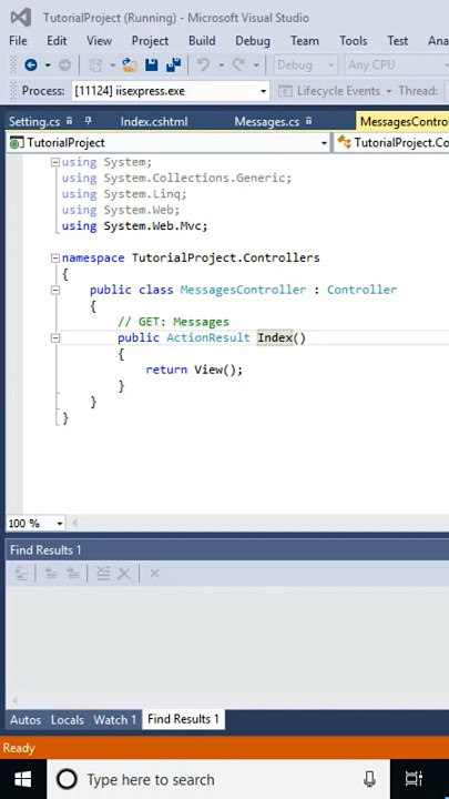 250 ASP .NET MVC - Implement SP Filter and Action To Insert Messages Tutorial Project