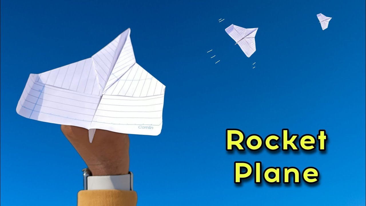 how to make flying paper rocket, best paper flying rocket, make origami