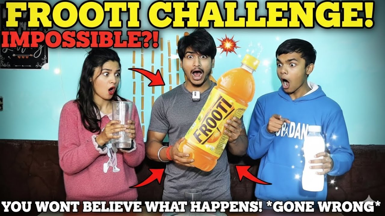 Frooti challenge 🤩