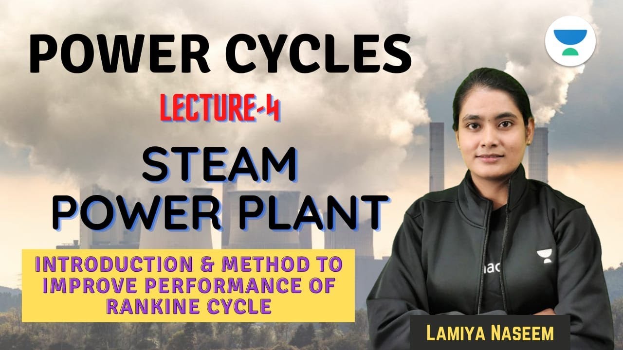 Steam Power Plant | Introduction | Lecture-4 for GATE-2022 | Lamiya Naseem