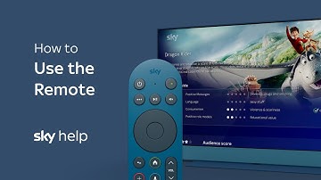 Using the remote - Sky Glass