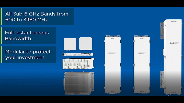 #5G #DAS #connectivity SOLiD 5G DAS Overview