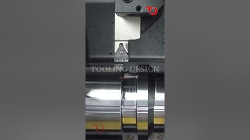 Tooling Design I External Turning l External Grooving l 10MM Width l #cncmachining #satisfying #cnc