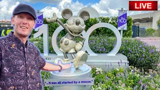 🔴Live: Disney World | Disney 100th Anniversary Celebration & MOANA at Epcot!