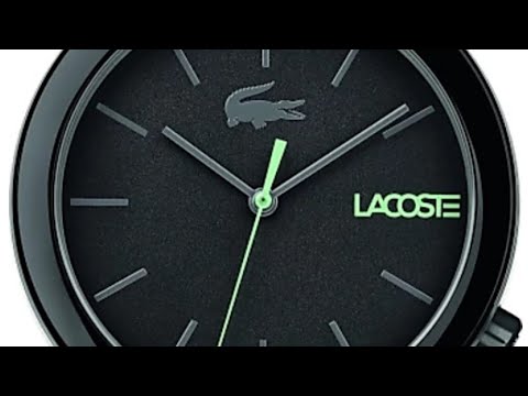 glow?Lacoste Motion analog watch 