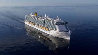 Costa Toscana Ship Tour &amp; Aerial