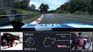 Audi E-tron GT on-board Nurburgring run.