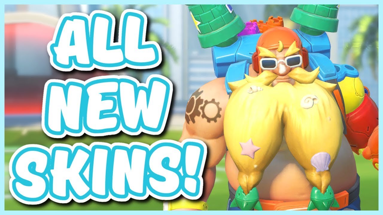 Overwatch - ALL 2019 SUMMER GAMES SKINS AND ITEMS