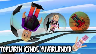 Topların İçinde Zorlu Parkur Roblox Tower Of Ball