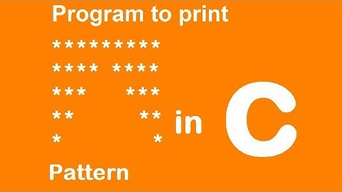C program to print half hollow diamond pattern