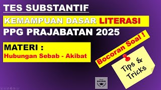 Pembahasan Materi  dan Soal Tes Substantif PPG Prajabatan 2025 || Kemampuan Dasar LITERASI #11