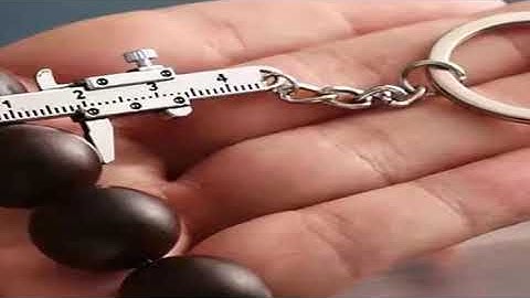 New Fashion Car Key Mini Vernier Caliper Portable 0-40mm keychain Measuring Gauging Tools Car Turbo