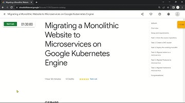 Migrating a Monolithic Website to Microservices on Google Kubernetes Engine | #GSP699 | Solution