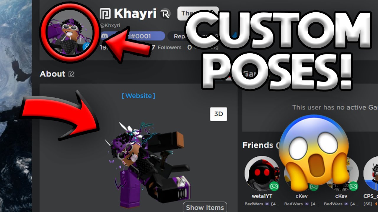 HOW TO GET A CUSTOM AVATAR POSE IN ROBLOX! - YouTube