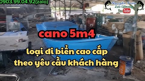 báo giá cano 5m4 theo yêu cầu khách hàng T133 loại đi biển cao cấp