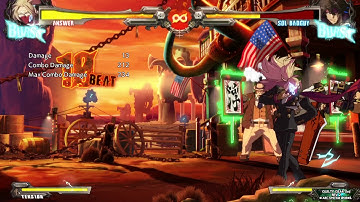 Guilty Gear Xrd REV 2 - Answer Combo - Corner Scroll H Confirms