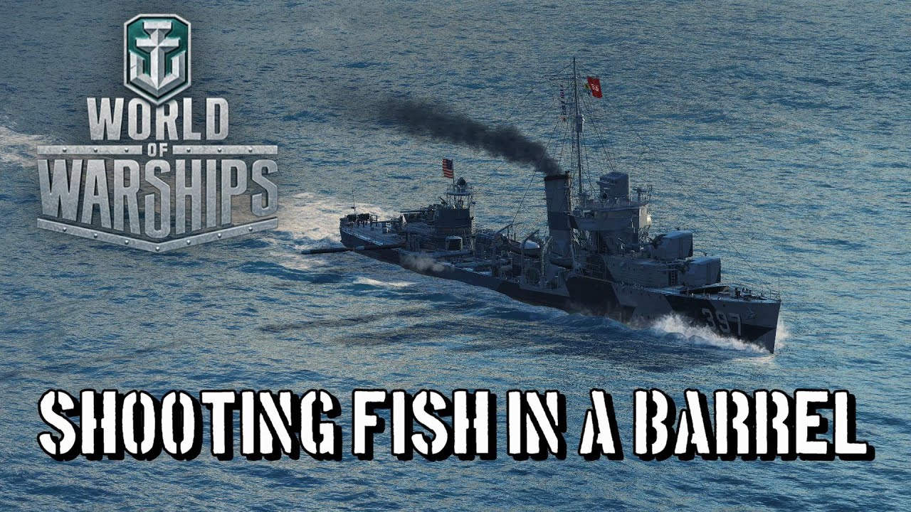 World of Warships Shooting Fish In A Barrel YouTube