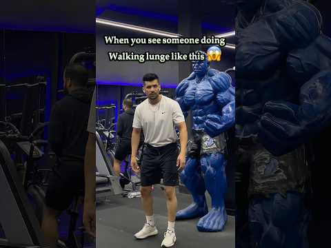 Walking Lunge demonstration thumbnail — How to do walking lunges