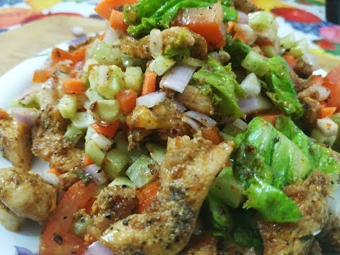 Easy Healthy Chicken Salad| Lazeecious Food Corner