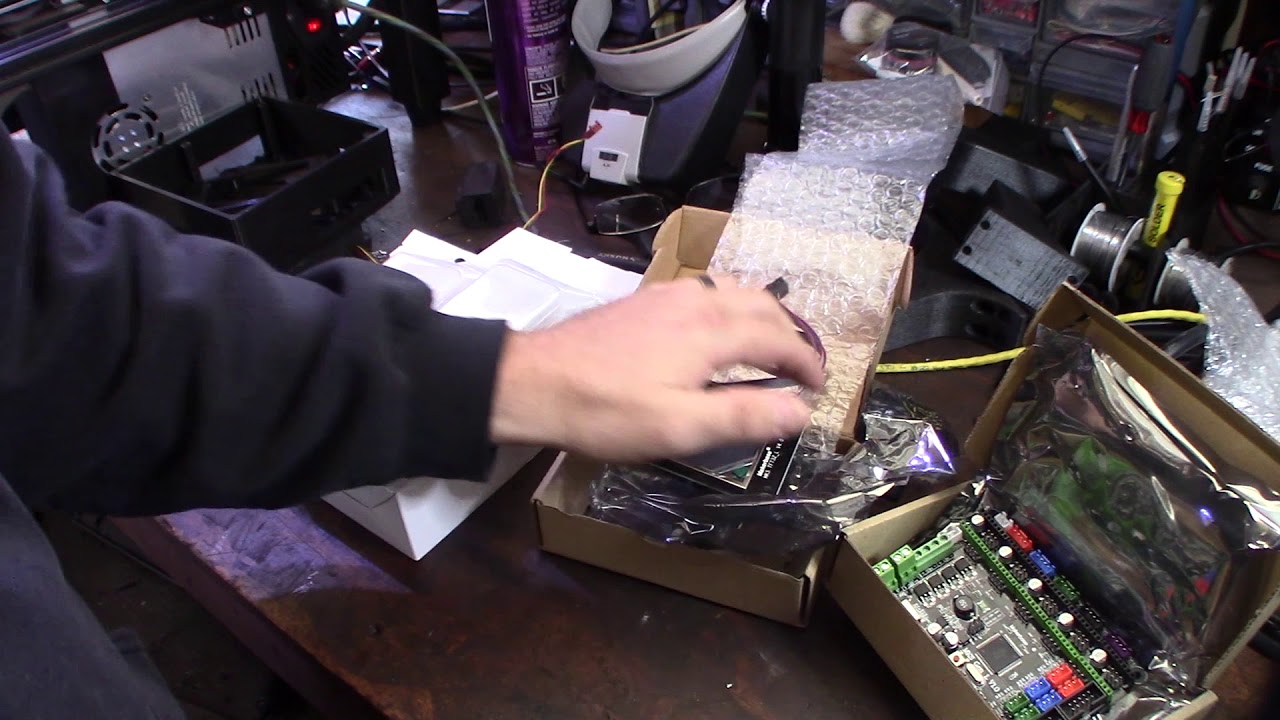 32bit SKR 1.1 3D printer board upgrade tft32 marlin 2.0 TMC2208 Anet Tevo Creality Part 1