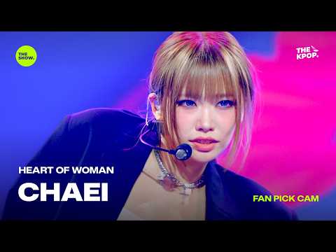 [FAN <strong>PICK</strong> CAM 4K] <strong>HEART</strong> OF WOMAN - CHAEI ‘나를 잃지 않는 방법 'MashUpVer. ‘ [하트오브우먼-채이] @THESHOW 260728 방송