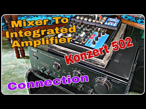 Mixer To  Amplifier Connection  Konzert 502