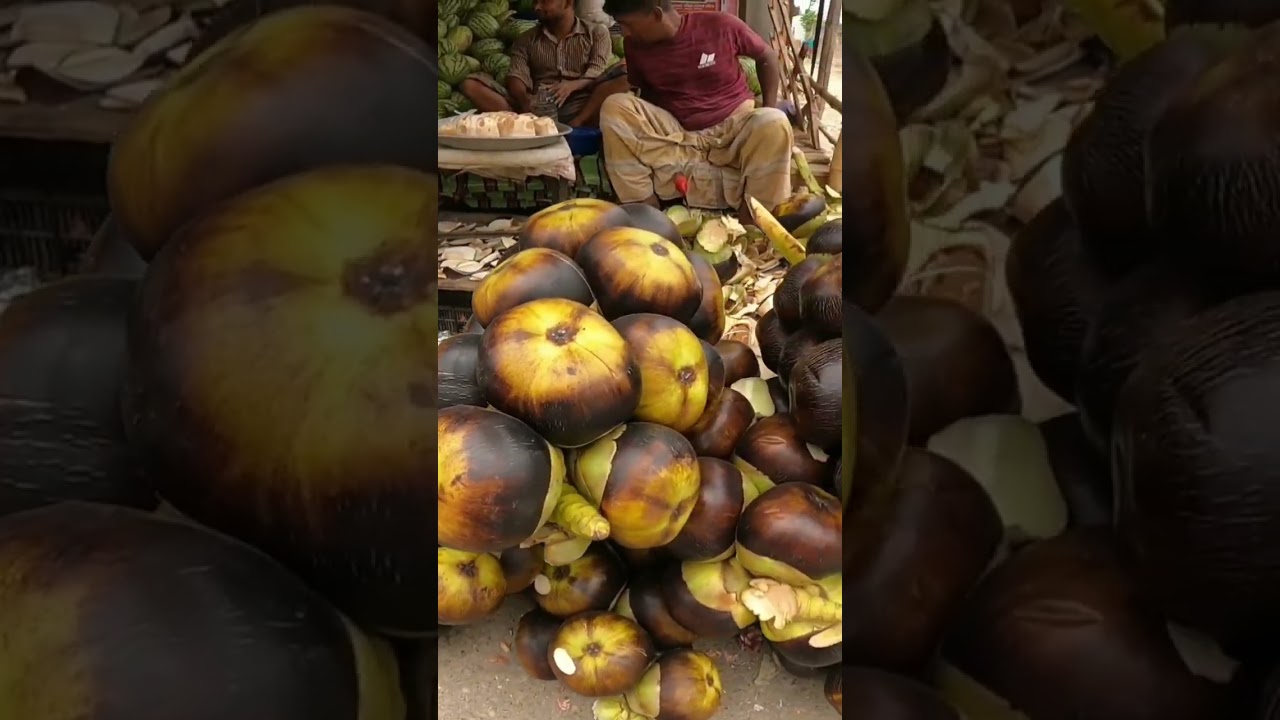 Super Fastest Palmyra Palm Fruit Cutting Skills || Fruit Cutting Master
