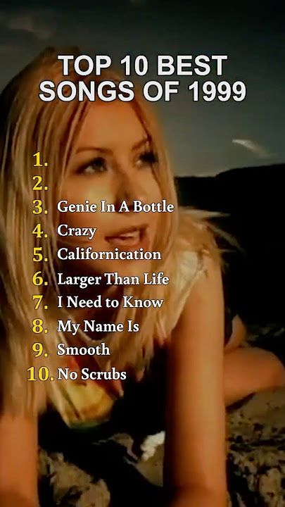 Top 10 Best Songs of 1999 🎶 | Can You Still Sing Them?