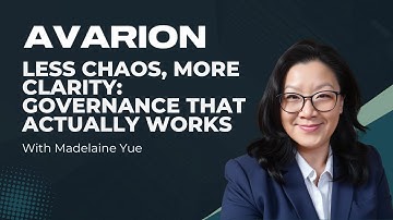 Less Chaos, More Clarity: Governance That Actually Works With Madelaine Yue