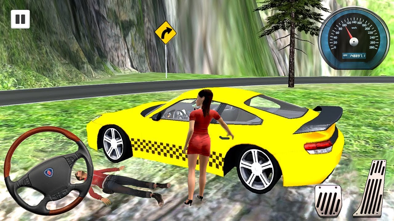 Mountain Cab Driving Duty Taxi Simulator - Offroad Hill Drive - Android Gameplay