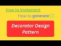 Data Encryption and Compression | Decorator Design Pattern | Java